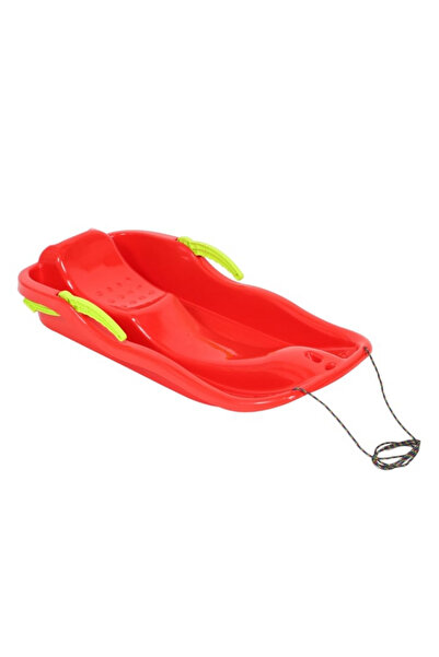 OEM Sanie copii, Plastic, Forma bob, Mecanism franare, 87 x 40 x 18 cm, Rosu