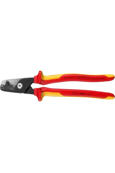 Knipex 95 18 225, StepCut XL, Κόφτης καλωδίων με σταδιακή κοπή, 1000V, VDE, 2...