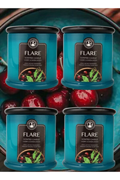 The Beauty Secrets 4 Pieces Flare Scented Candle 500grams