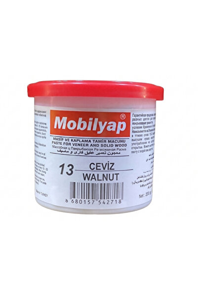 Mobilyap Ceviz Ahşap Mobilya Parke Tamir Dolgu Macunu Çatlak Çizik Giderici K...