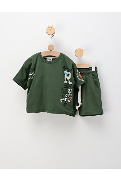 MiniKids Set de vara, Champ Bunny, cu verde