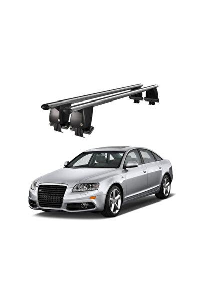 OEM Car aluminum roof rack for audi a6 4f c6 2004-2011 silver or black,black