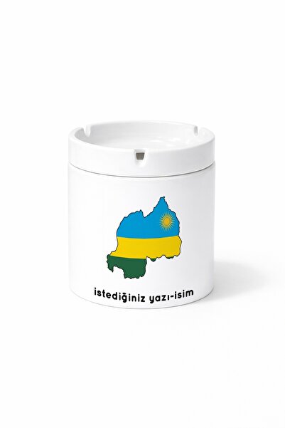 Kirbi Reklam Rwanda Flag Rwanda Illustration Country Double Sided Printed Por...