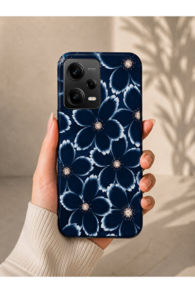 OVADA Redmi Note 12 Pro 5G/Pro Plus 5G Uyumlu Çiçek Desenli Telefon Kılıfı