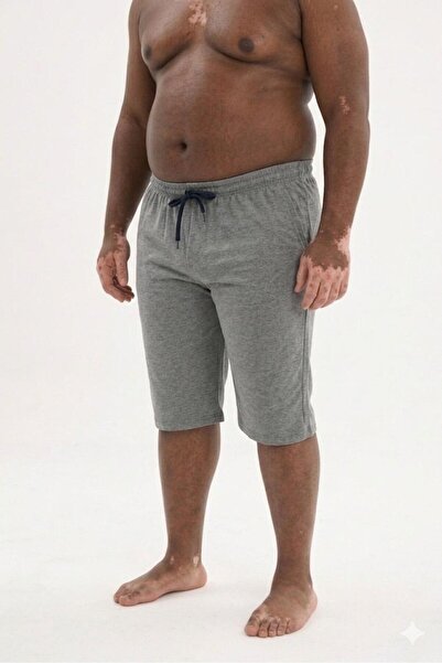 DÜVEN Large Size Superfine Cotton Men's Cotton Anthracite Color Single Bottom...