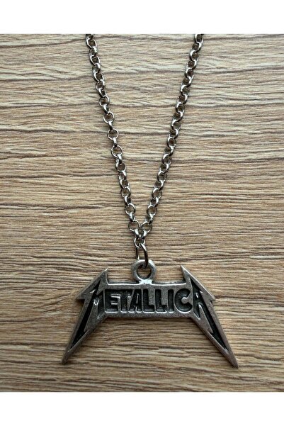 Metal Giyim Metallica Logo Chain Necklace