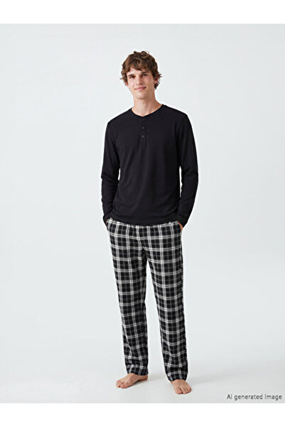 LC Waikiki Timeless Clothing & Timeless Choices Standardfit Men's Pajama Set