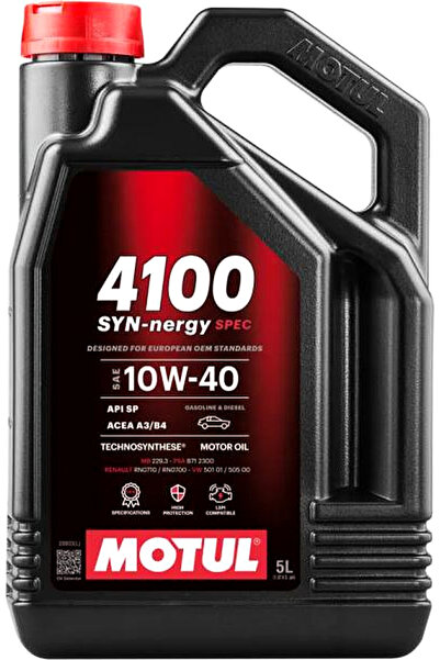OEM ULEI MOTOR MOTUL 4100 SYN-nergy SPEC 10W-40 5L