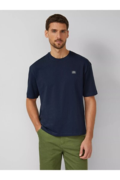 s.Oliver Tricou bărbătesc, din jerseu gros de bumbac, croială modernă.