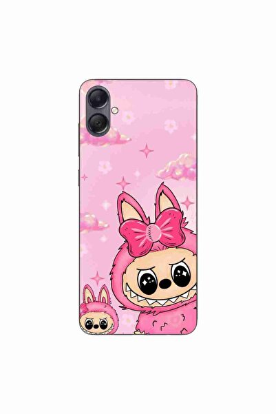 OEM Husa compatibila cu Samsung Galaxy A05 Silicon Gel Tpu Model Labubu Pink ...