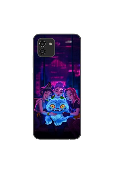 OEM Husa compatibila cu Samsung Galaxy A03 Silicon Gel Tpu Model KPop Demon H...