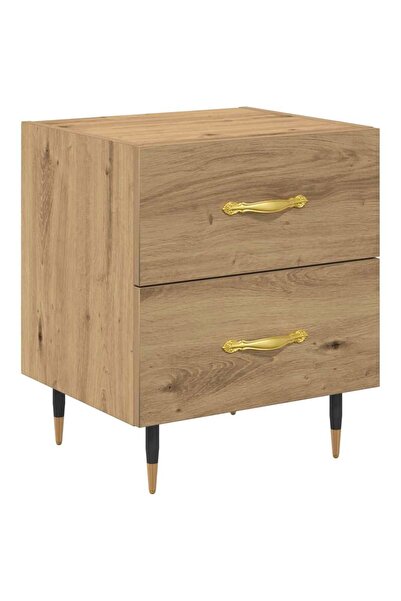 vidaxl Dulap de noapte cu sertar Stejar Artizanal 40 x 35 x 47,5 cm