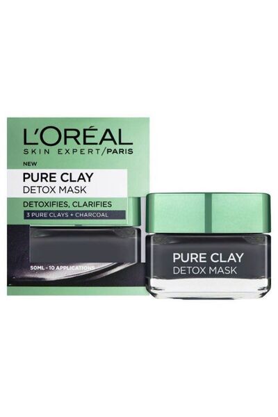 L'Oreal Paris Loreal Pure Clay Mask Charcoal 50ml