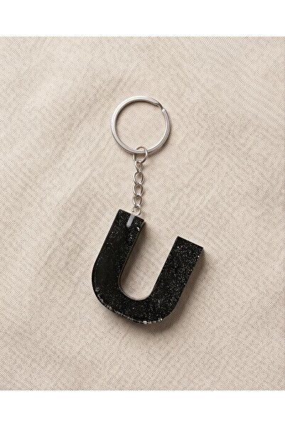 Luvia Accesories Keychain Letter U Epoxy