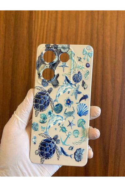 Newon Tecno Camon 20 Sea Ocean Printed Velvet Silicone Phone Case Cover (Ck6N...