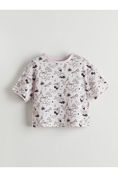 LC Waikiki Tricou de fete cu guler rotund