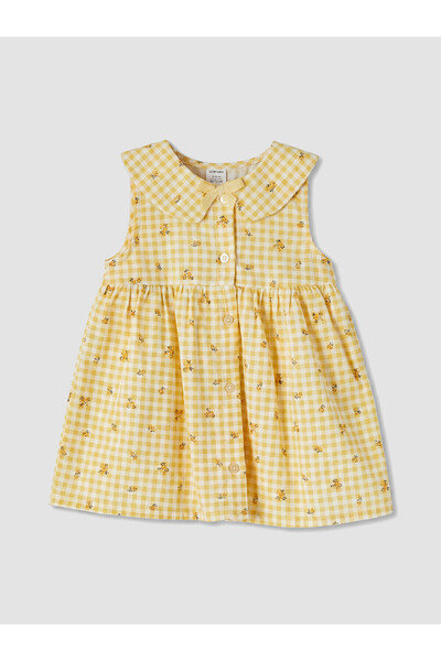 LC Waikiki Nevavm Bebe Yaka Plaid Baby Girl Dress with a Difference