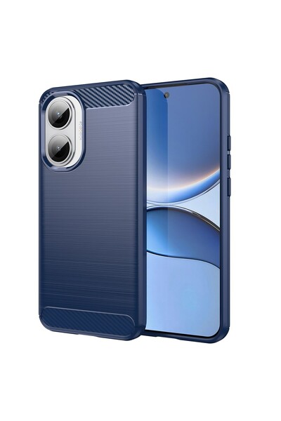 sscase Carbon Fiber Θήκη Σιλικόνης Blue (Xiaomi Poco F7 5G)