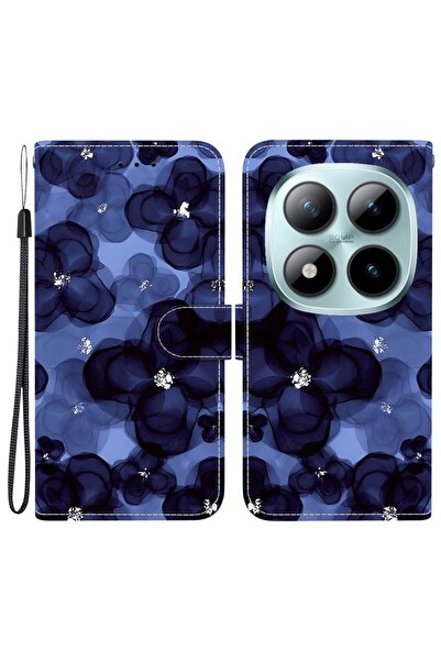 sscase Colored Drawing Θήκη Πορτοφόλι Blue Flower (Xiaomi Redmi Note 15 Pro P...