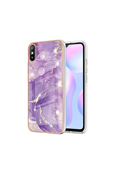 sscase Marble Pattern Θήκη Σιλικόνης Purple (Xiaomi Redmi 9A)