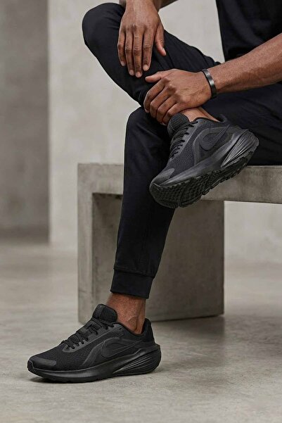Nike Erkek Siyah Koşu Yürüyüş Ayakkabısı Hafif Günlük Spor Ayakkabı Comfort T...