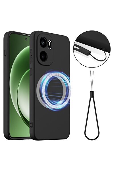 sscase MagSafe Solid Color Θήκη Σιλικόνης Black (OnePlus 15R 5G)