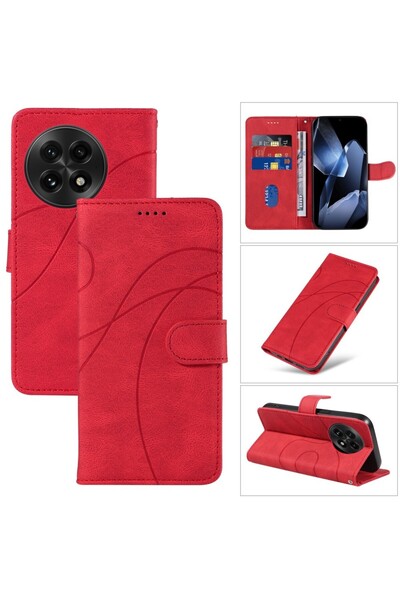sscase Lines Θήκη Πορτοφόλι Red (OnePlus 13 5G)