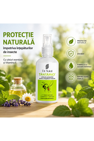 Dr. Soleil Loțiune protectivă spray Tânțărici, 80 ml,