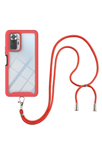 sscase Starry Sky Σκληρή Θήκη με Λουράκι Red (Xiaomi Redmi Note 10 Pro)