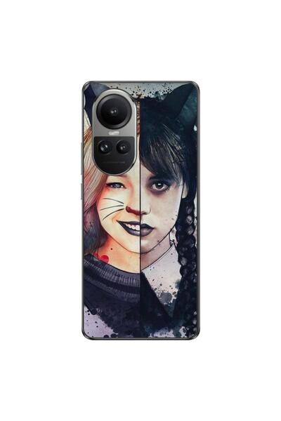 OEM Case compatible with Oppo Reno10 5G Silicon Gel Tpu Model Wednesday and E...