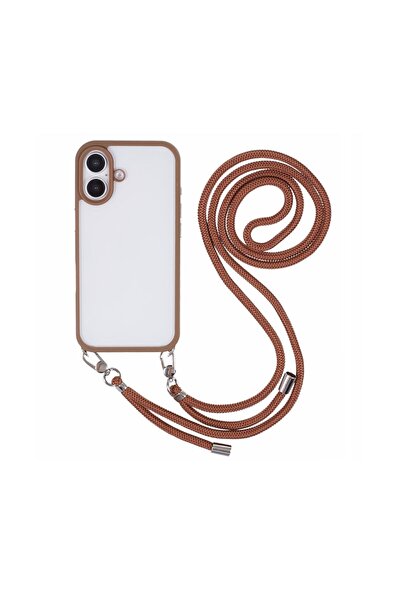 sscase Crystal Clear Θήκη Σιλικόνης με Αποσπώμενο Λουράκι Brown (Apple iPhone...