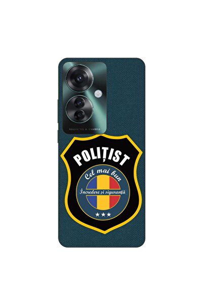 OEM Θήκη συμβατή με Oppo Reno11 F 5G Σιλικόνης Τζελ TPU Μοντέλο Αστυνομικός