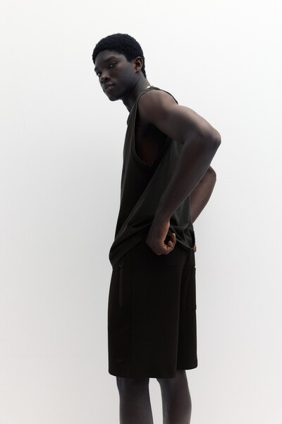 Pull & Bear Regular fit jogger bermuda