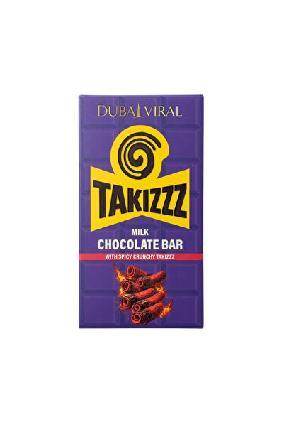 Takizzz Milk Chocolate Bar with Spicy Crunchy 140g