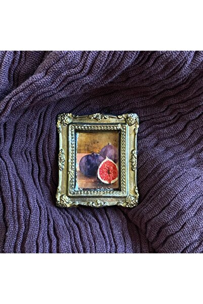 Nesteren Atölye Vintage Tasarım Dekoratif Mini Tablo - Magnet & Duvar Süsü -A...