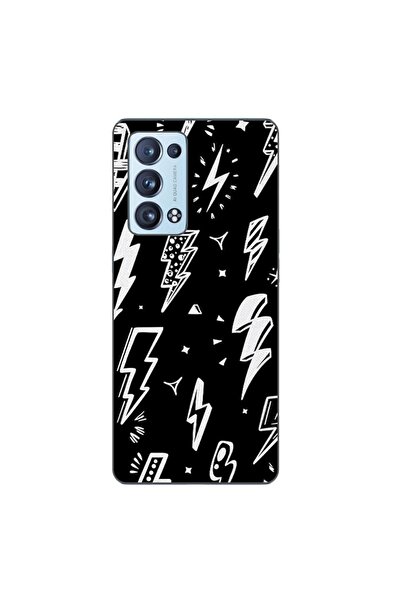 OEM Case compatible with Oppo Reno6 Pro 5G Silicon Gel Tpu Lightnings Pattern