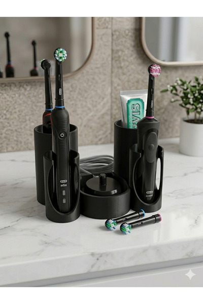 BMS3D Elektronik Diş Fırçası Ve Başlığı İçin Stand (ORAL-B ŞARJLI DİŞ FIRÇASI...