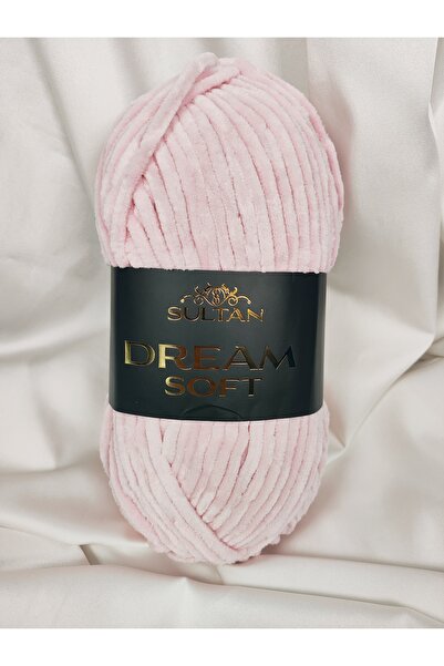 Sultan Dream Soft Velvet Powder Pink Νήμα Πλεξίματος στο Χέρι 100γρ. 120 μέτρ...