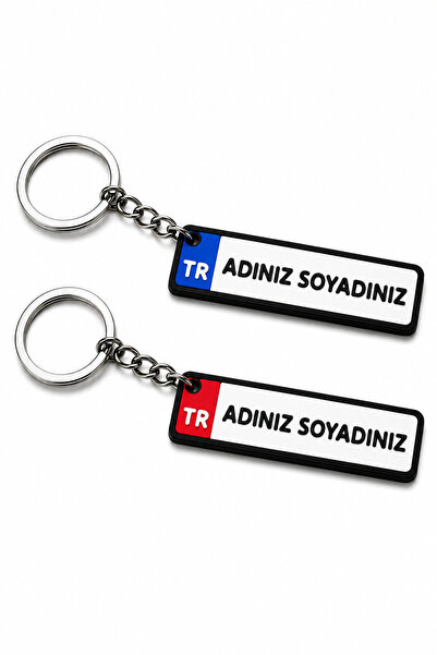 Mosso Steel Kişiye Özel Plaka Anahtarlık Tüm Renkler / Plakalık Anahtarlık / ...