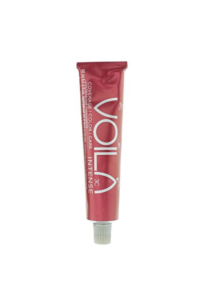 Intercosmo Voila 3C Intense, Vopsea de păr permanentă, 3.0 Maro închis, 60 ml