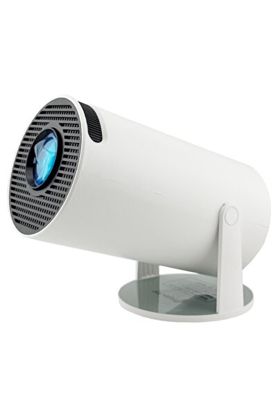 DAMUR Cylindrical Portable Video Projector HY300, Smart, HD 1280×720, Wireles...