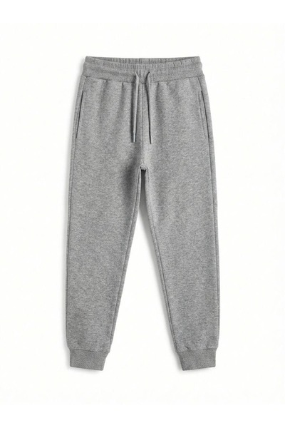 Rubeto Kids 7-14 Years Old Unisex Children's Gray Jogger Sweatpants with Elas...