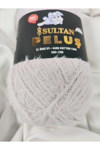Sultan Plush Lilac Hand Knitting Yarn 100Gr. 120 Meters. (1 Piece) - Color: 2243
