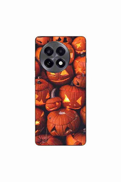 OEM Husa compatibila cu OnePlus 13R Silicon Gel Tpu Model Halloween Dovleci L...
