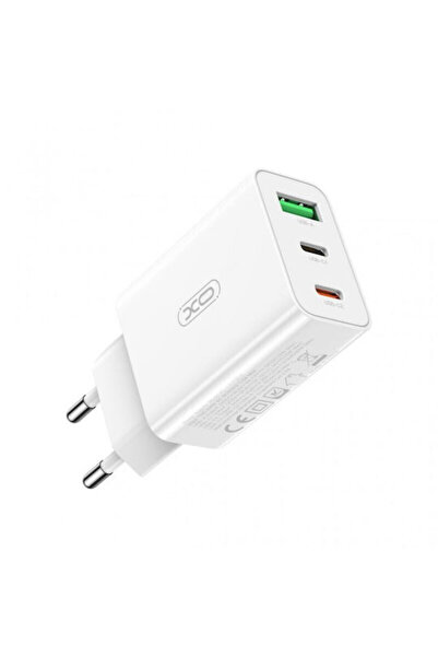 Xo Φορτιστής Χωρίς Καλώδιο με Θύρα USB-A και 2 Θύρες USB-C, Παροχή Ισχύος 20W...