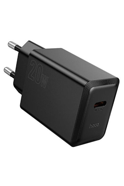 hoco. Φορτιστής Hoco Χωρίς Καλώδιο με Θύρα USB-C 20W Power Delivery Μαύρο (N6...