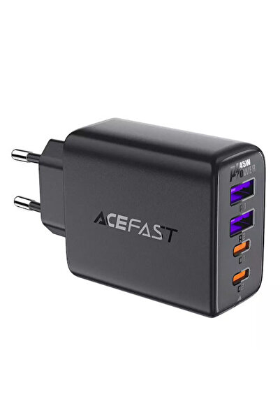 Acefast Φορτιστής χωρίς καλώδιο GaN με 2 θύρες USB-A και 2 θύρες USB-C, Παροχ...