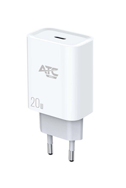 ATC Φορτιστής Χωρίς Καλώδιο με Θύρα USB-C 20W Power Delivery Λευκό (CHF4)