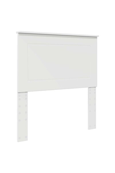 vidaxl Tăblie cap Alb 75 cm Lemn compozit