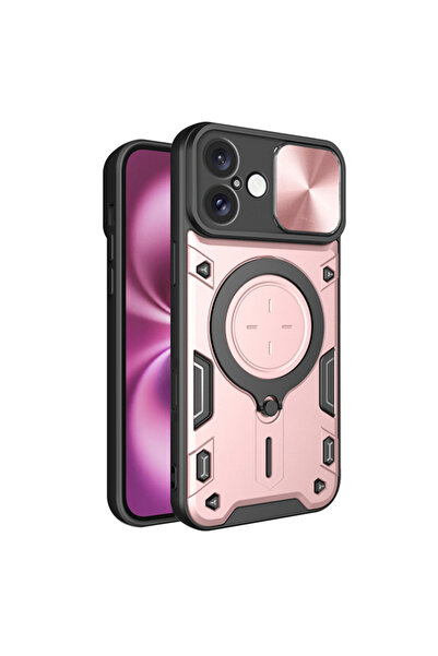 Techsuit Θήκη για iPhone 16 Plus, CamGuard Pro, αντικραδασμική προστασία, ροζ...